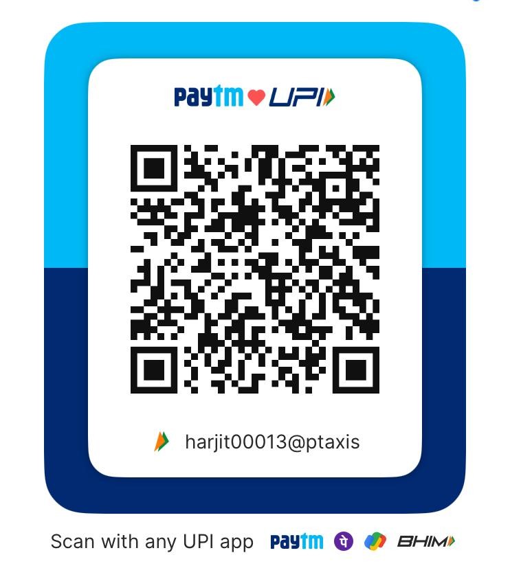 Paytm UPI QR Code